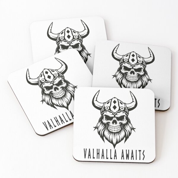 Item preview, Valhalla Awaits Epic Viking Skull  designed and sold by al21ex.