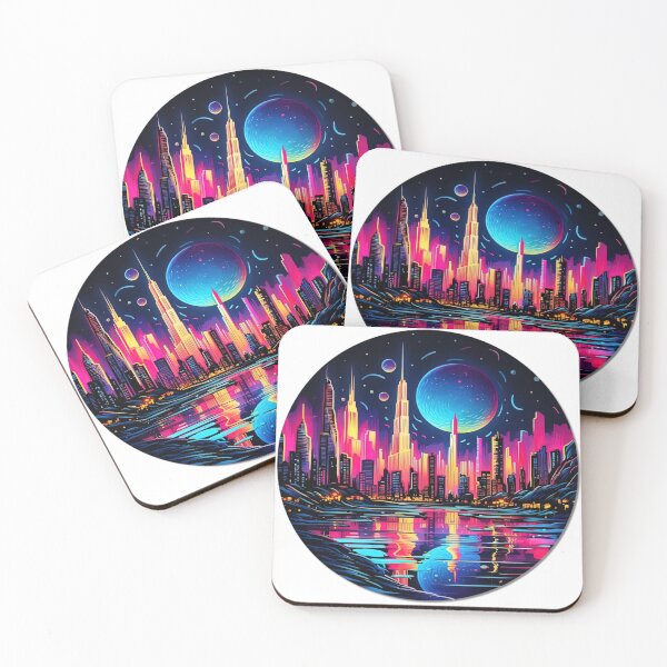Item preview, Futuristic Cityscape designed and sold by jgvisualarts.