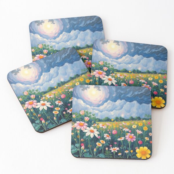 Item preview,  Flower Garden beautiful expressionist art nouveau vintage art designed and sold by Vintage Designs +.