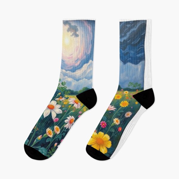 Item preview,  Flower Garden beautiful expressionist art nouveau vintage art designed and sold by Vintage Designs +.