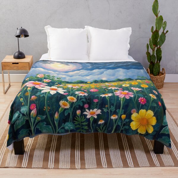 Item preview,  Flower Garden beautiful expressionist art nouveau vintage art designed and sold by Vintage Designs +.