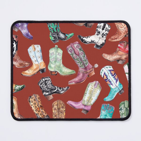 Item preview, Cowgirl Boot Roundup Burgundy designed and sold by wanderinglaur.