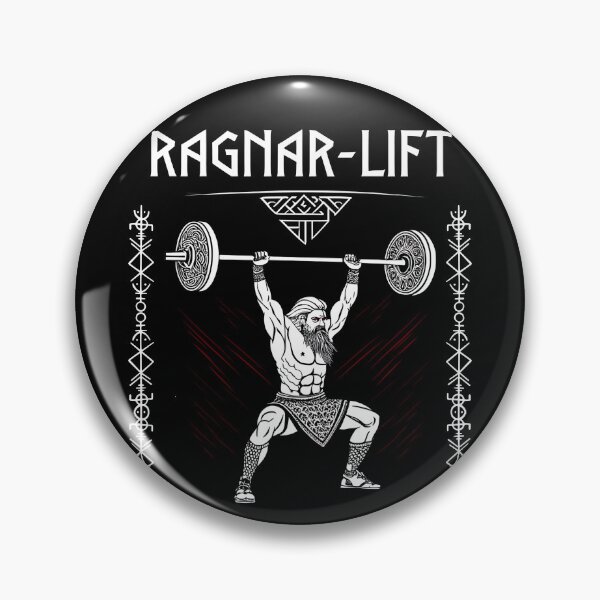 Item preview, Ragnar Lift – Viking Warrior Weightlifting Gym Design  15 Tags: designed and sold by FocusedPatterns.