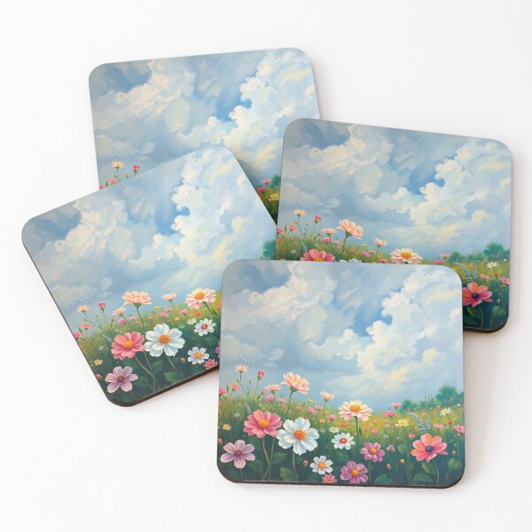 Item preview, Flower Garden beautiful expressionist art nouveau vintage art designed and sold by Vintage Designs +.