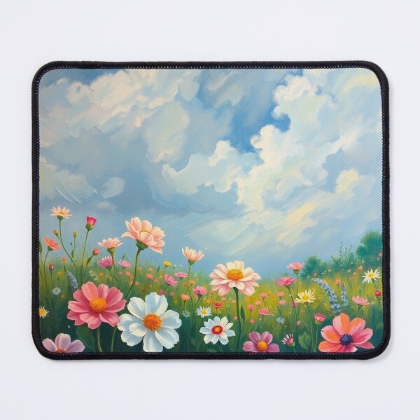 Item preview, Flower Garden beautiful expressionist art nouveau vintage art designed and sold by Vintage Designs +.