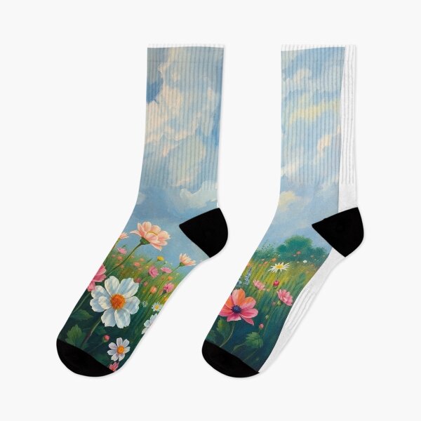 Item preview, Flower Garden beautiful expressionist art nouveau vintage art designed and sold by Vintage Designs +.