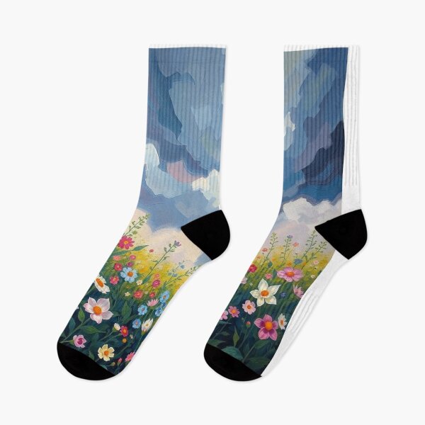 Item preview,  Flower Garden beautiful expressionist art nouveau vintage art designed and sold by Vintage Designs +.