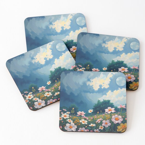 Item preview, Flower Garden beautiful expressionist art nouveau vintage art designed and sold by Vintage Designs +.