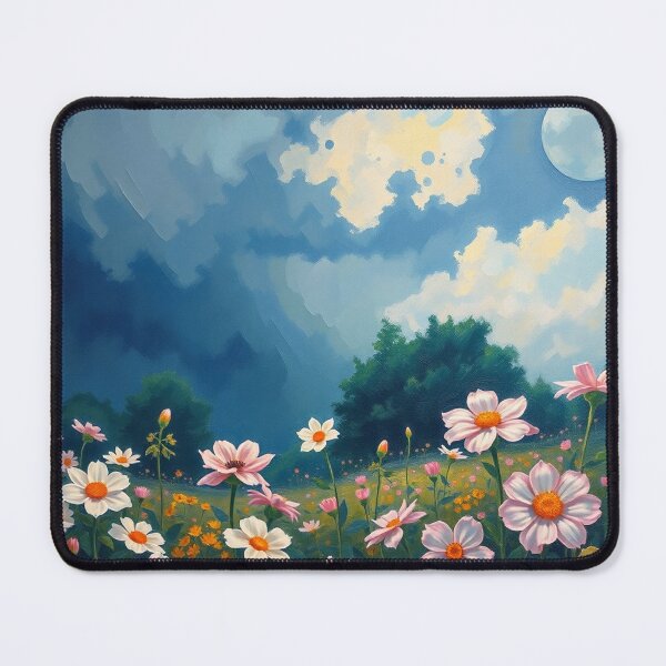 Item preview, Flower Garden beautiful expressionist art nouveau vintage art designed and sold by Vintage Designs +.
