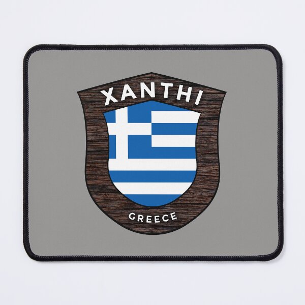 Item preview, Xanthi Greece Emblem Flag designed and sold by World Designs.