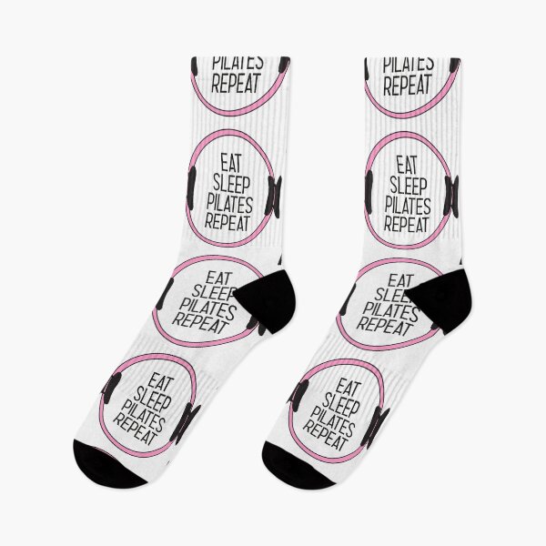 Item preview, Eat Sleep Pilates Repeat (pink)  designed and sold by Solid Gould  Designs.