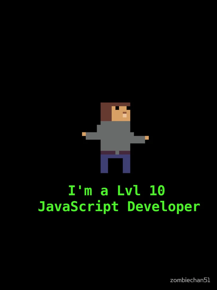 Thumbnail 4 of 4, iPhone Case, Level 10 JavaScript Developer designed and sold by zombiechan51.