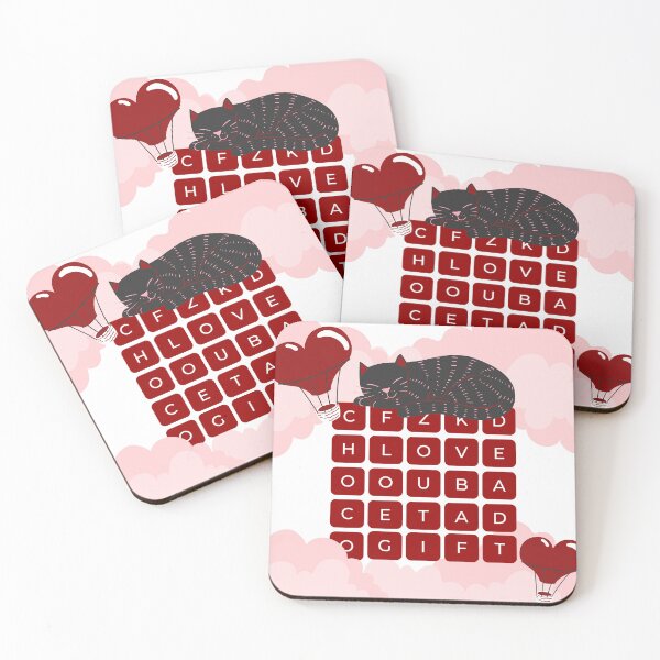 Item preview, Crossword Love Kitty designed and sold by WeirdApples.
