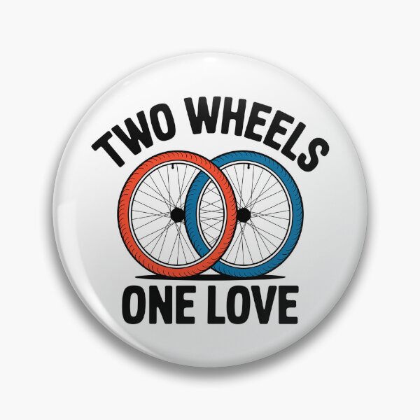 Item preview, Two Wheels, One Love – Cycling Passion Forever designed and sold by CleanDecor.