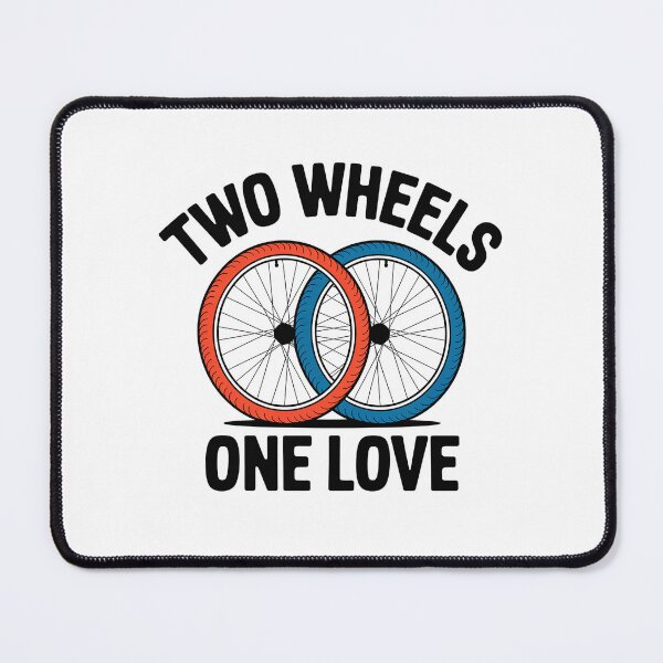 Item preview, Two Wheels, One Love – Cycling Passion Forever designed and sold by CleanDecor.