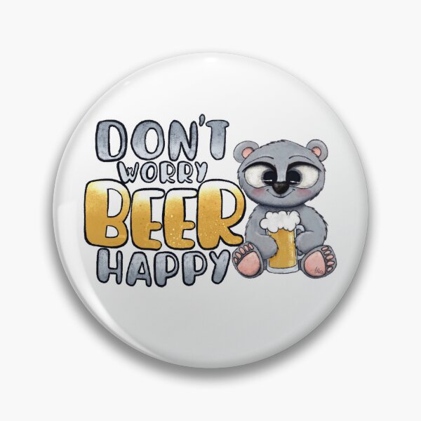 Item preview, Don't worry beer happy designed and sold by alies-art.