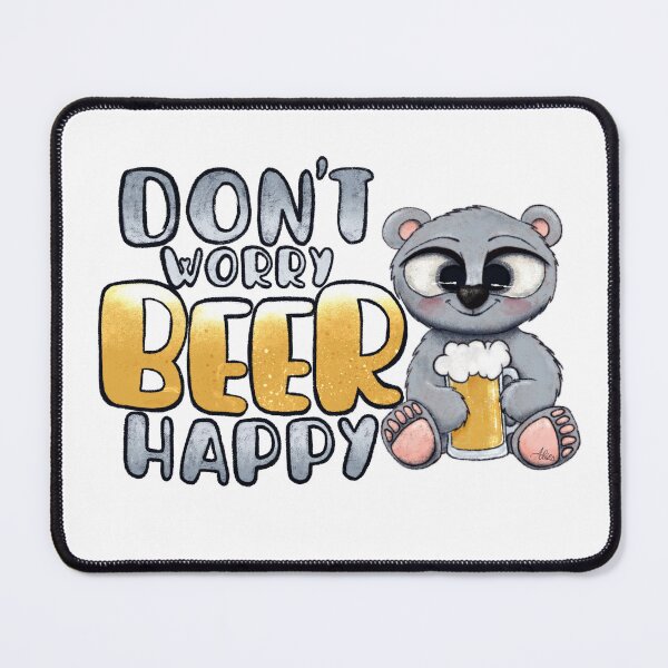 Item preview, Don't worry beer happy designed and sold by alies-art.