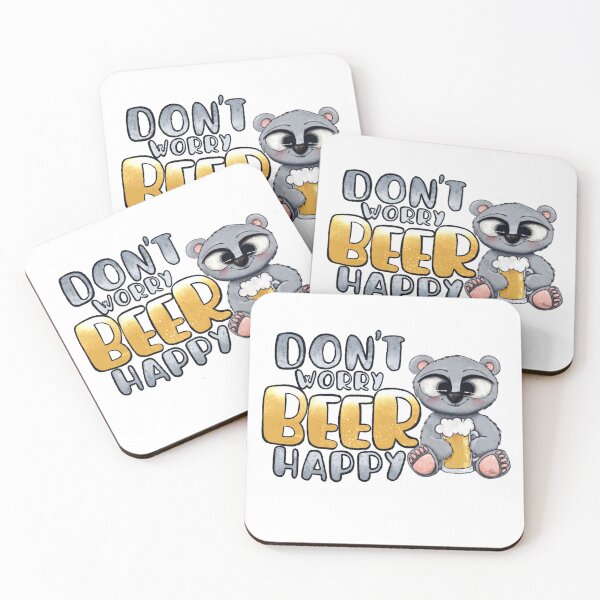 Item preview, Don't worry beer happy designed and sold by alies-art.