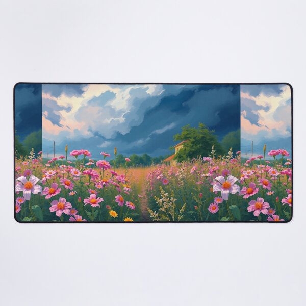 Item preview, Flower Garden beautiful expressionist art nouveau vintage art designed and sold by Vintage Designs +.
