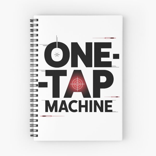 Item preview, One Tap Machine Minimalist Design for FPS Gamers, Sharpshooters, and Valorant Fans designed and sold by pixelpopplanet.