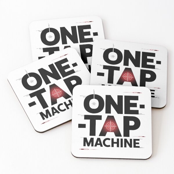 Item preview, One Tap Machine Minimalist Design for FPS Gamers, Sharpshooters, and Valorant Fans designed and sold by pixelpopplanet.