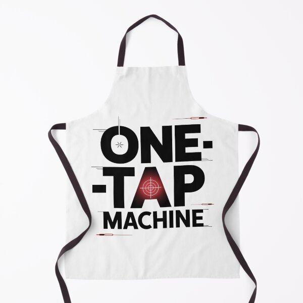 Artikelvorschau, Minimalistisches Design der One Tap Machine für FPS-Gamer, Scharfschützen und Valorant-Fans entworfen und verkauft von pixelpopplanet.