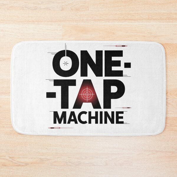 Item preview, One Tap Machine Minimalist Design for FPS Gamers, Sharpshooters, and Valorant Fans designed and sold by pixelpopplanet.