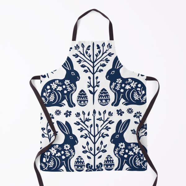 Item preview, Blue Painted Rabbits designed and sold by Rue Market.