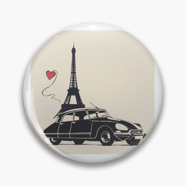 Item preview, Citroen DS Classic Style Valentine designed and sold by AdaMazingDesign.