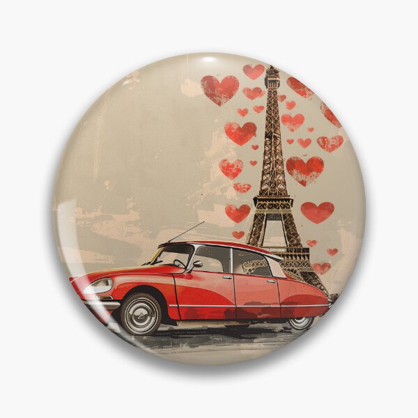 Item preview, Citroen DS Classic Style Valentine designed and sold by AdaMazingDesign.