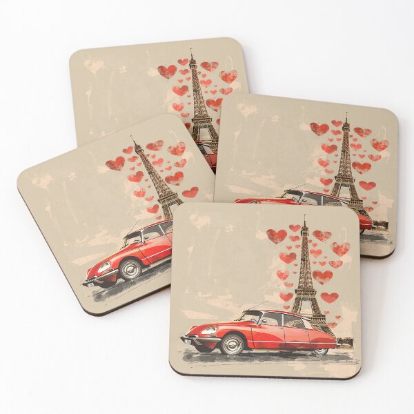 Item preview, Citroen DS Classic Style Valentine designed and sold by AdaMazingDesign.
