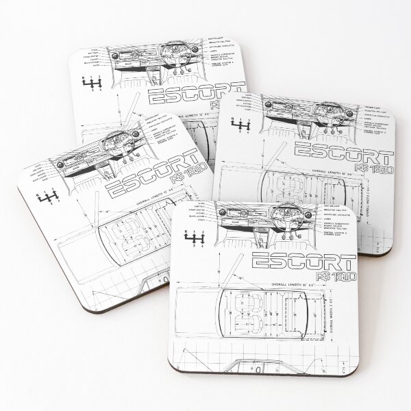 Item preview, Ford Escort RS1800 Dash, Blueprint Essential T-Shirt designed and sold by schoolshoes.