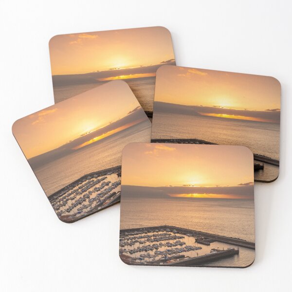 Item preview, Los Gigantes Harbour Sunset designed and sold by Kasia Design.