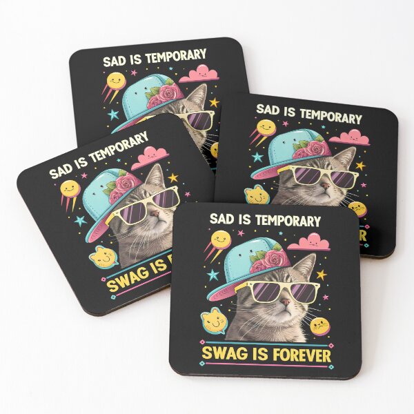 Item preview, Sad Is Temporary Swag Is Forever designed and sold by MarcinTShop.