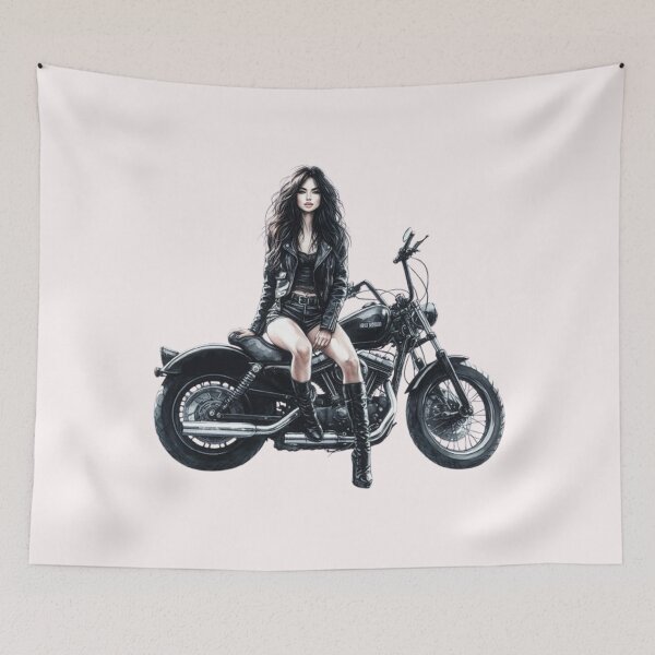 Item preview, "Biker Rebels: The Feminine Elegance" designed and sold by CHRIST5000.