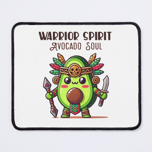 Item preview, aztec avocado warrior spirit of warrior soul of avocado designed and sold by ZerpaGiovanna.
