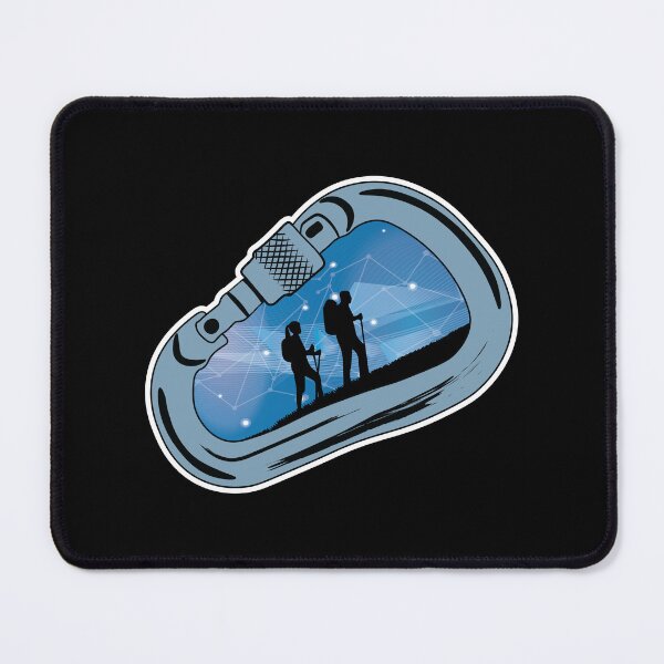 Item preview, Carabiner Mountain Climbing Night Hikers designed and sold by PolyPixel.