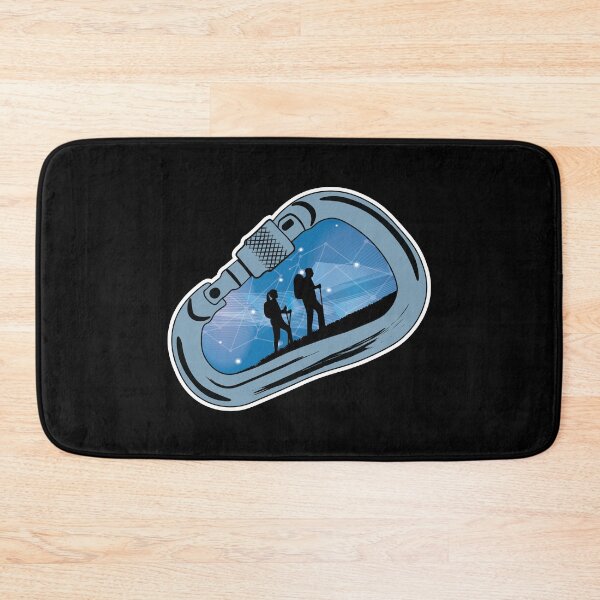 Item preview, Carabiner Mountain Climbing Night Hikers designed and sold by PolyPixel.