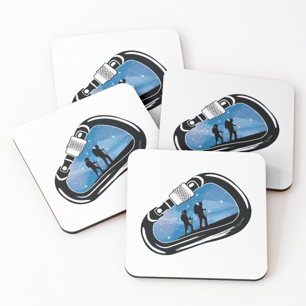 Item preview, Carabiner Mountain Climbing Night Hikers designed and sold by PolyPixel.