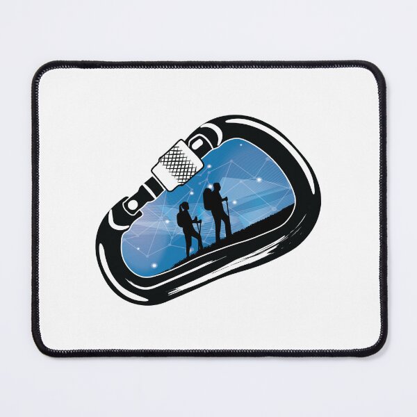 Item preview, Carabiner Mountain Climbing Night Hikers designed and sold by PolyPixel.
