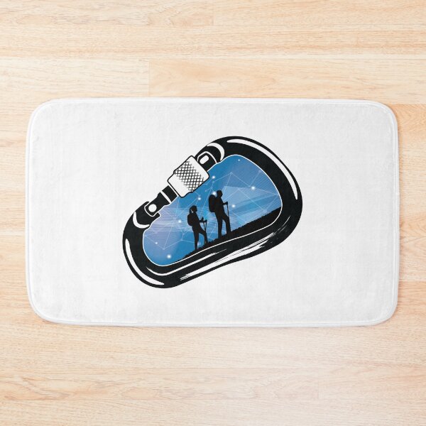 Item preview, Carabiner Mountain Climbing Night Hikers designed and sold by PolyPixel.