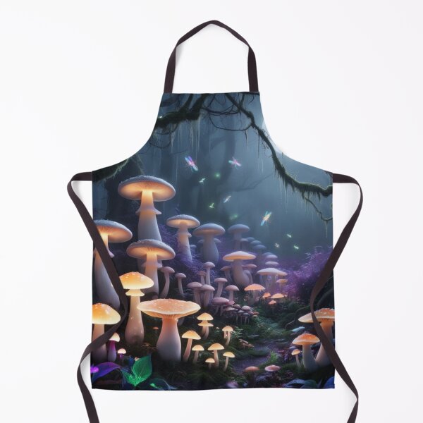 Item preview, Glowing Path Through Mushroom Forest designed and sold by Dream Output .