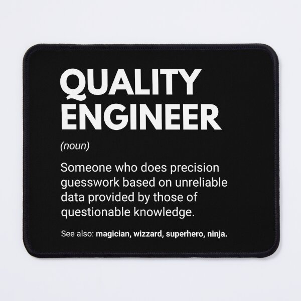 Item preview, Quality Engineer Funny Definition designed and sold by CuteLovelyDesigns.