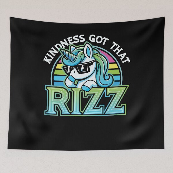 Item preview, Kindness Anti Bullying Week Unicorn Got Rizz designed and sold by Crush Retro®.