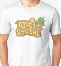 Animal Crossing Anti-Social Unisex T-Shirt