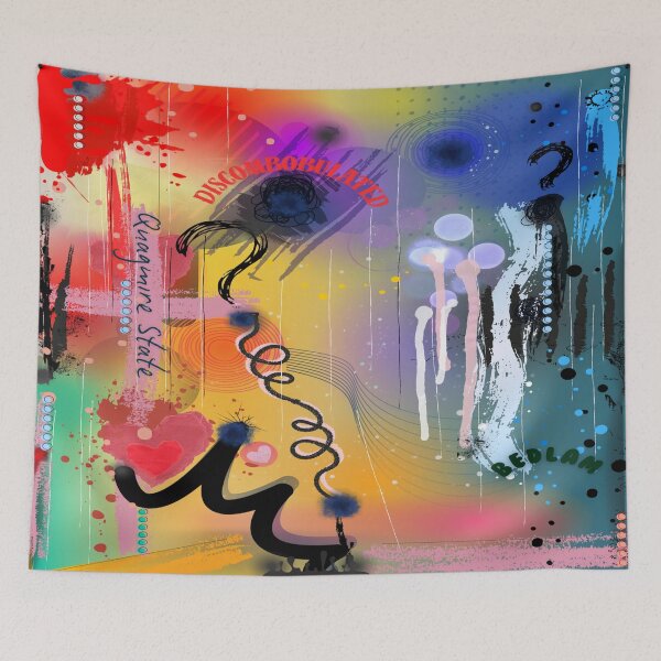 Item preview, Quagmire State, a cool digital abstract❤️ designed and sold by Art With Impact – Statement Art & Apparel for Deep Thinkers.