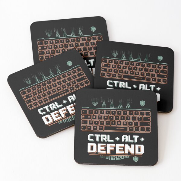 Item preview, Retro Gamer Keyboard Attack - Ctrl Alt Defend Pixel Art Design designed and sold by pixelpopplanet.