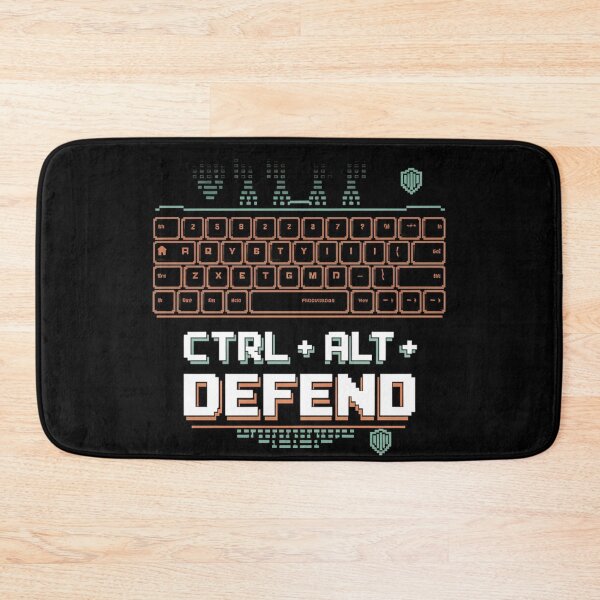Item preview, Retro Gamer Keyboard Attack - Ctrl Alt Defend Pixel Art Design designed and sold by pixelpopplanet.