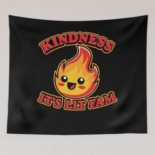 Item preview, Kindness Anti Bullying Week Chibi It's Lit Fam designed and sold by Crush Retro®.