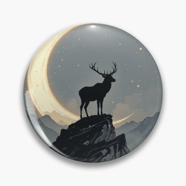 Item preview, Majestic Moonlit Elk designed and sold by RebelPaintBrush.